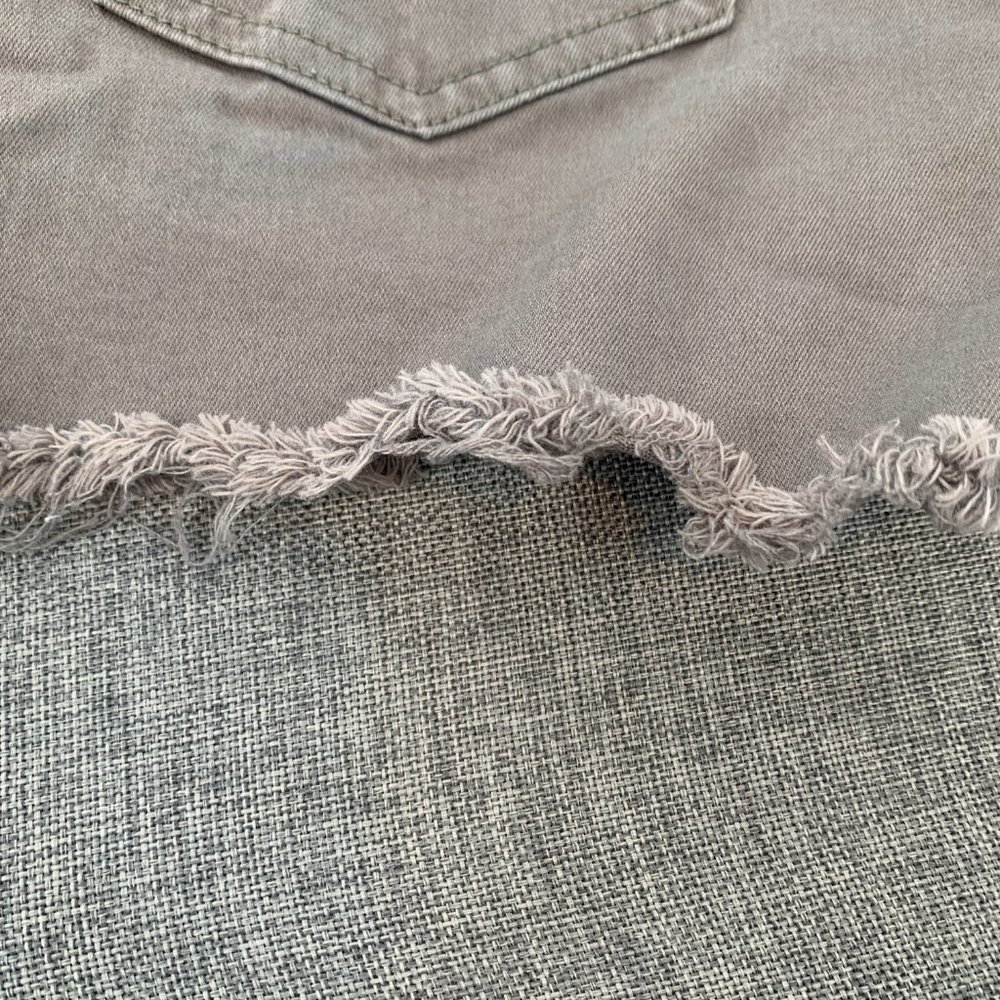 Cali 1850 Shorts Faded brown‎ Distressed Fringe Casual Wear Short Shorts Size 7 - Picture 11 of 11